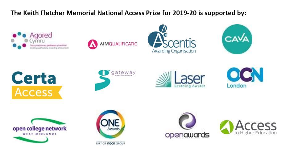 Keith Fletcher Memorial Access to HE Student Prizes 2019-20