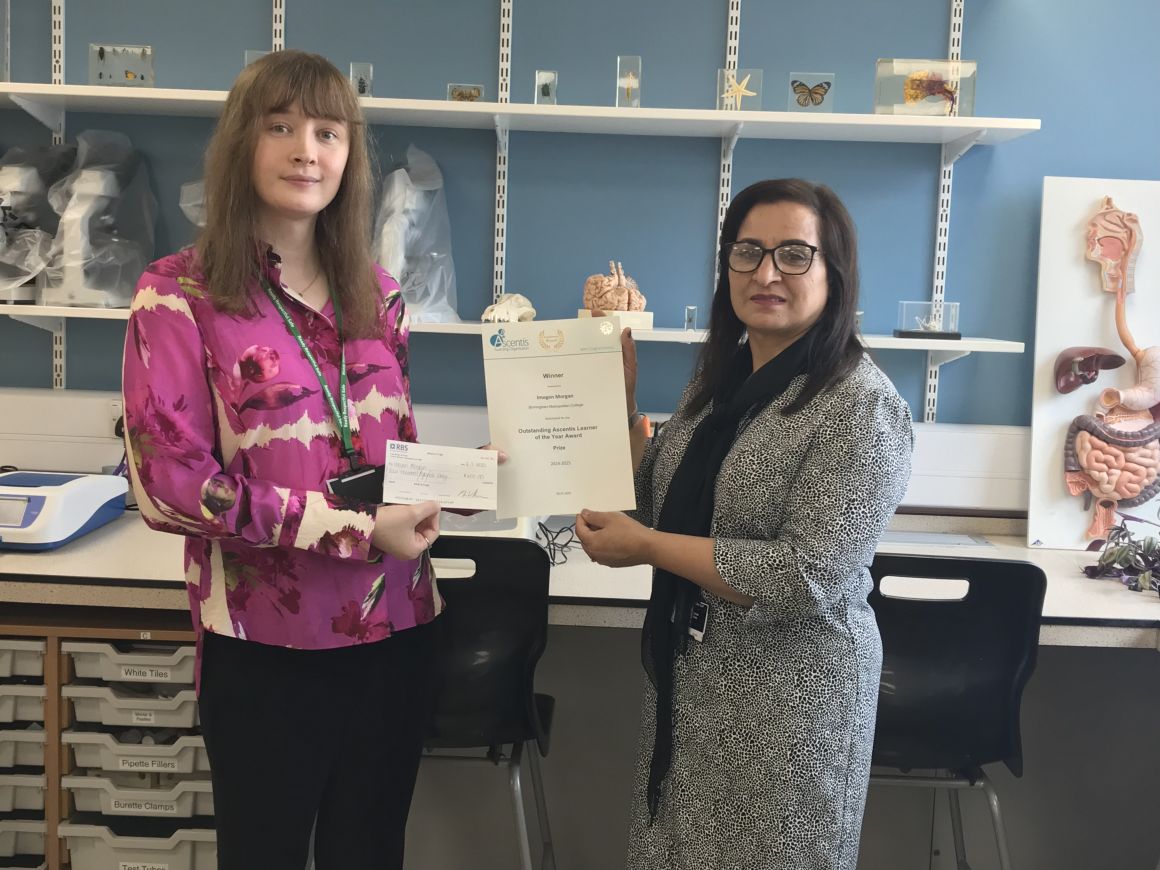 Outstanding Learner of the Year 2025 Winner – Imogen Morgan